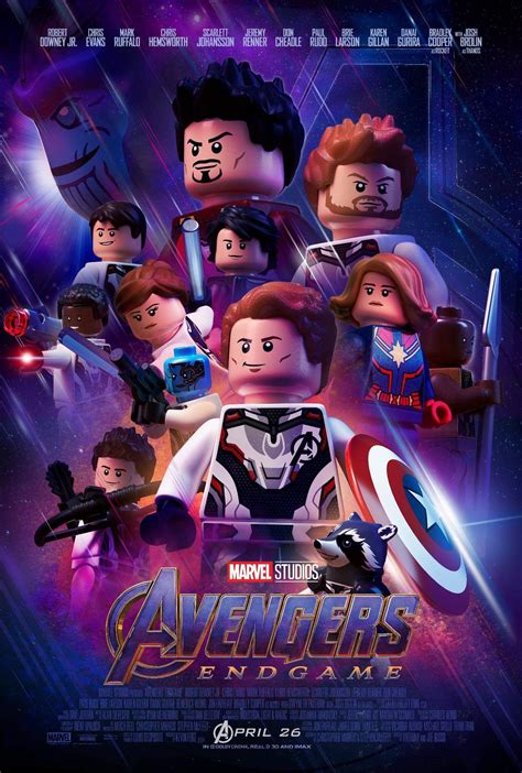 Avengers: Endgame LEGO Poster : r/marvelstudios