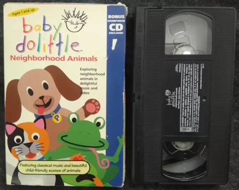 VHS BABY EINSTEIN: Baby Dolittle Neighborhood Animals (VHS, 2002 ...