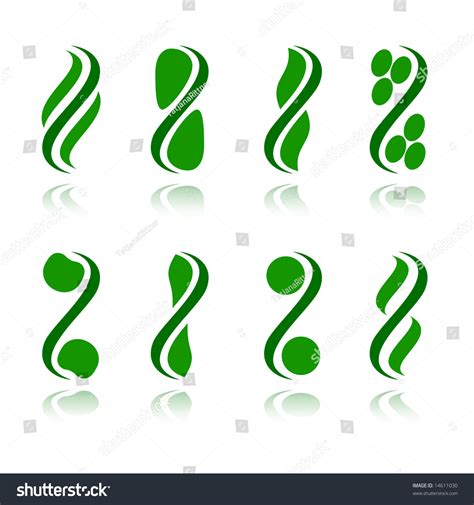 Set Logos Plant Vectorillustration Stock Vector (Royalty Free) 14611030 ...