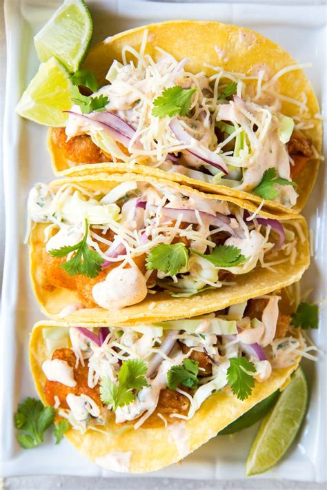 Beer Battered Fish Tacos - Recipe Girl