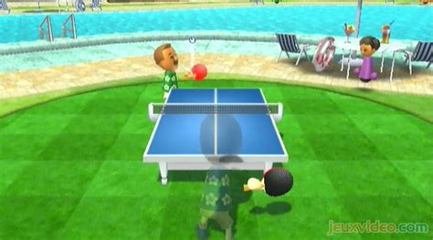 Gameplay Wii Sports Resort : Tennis de table - jeuxvideo.com