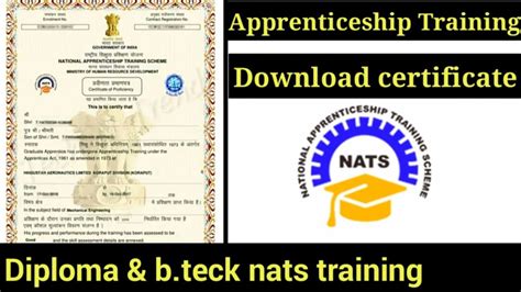 NATS apprenticeship training certificate kaise Download kare |Download ...