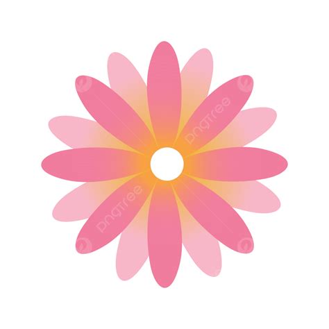 Flower Petals Clipart PNG Images, Flower Petal, Flower, Petal, Cartoon ...