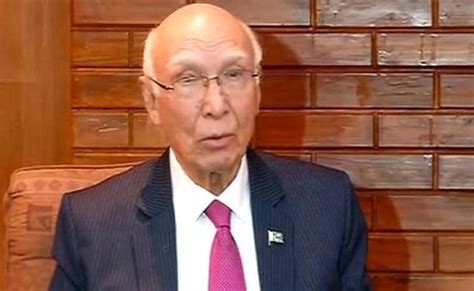 Verdict On Future Of Kashmir Only By Kashmiri People: Sartaj Aziz