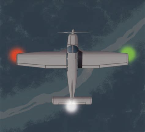 Aircraft Position Lights Diagram