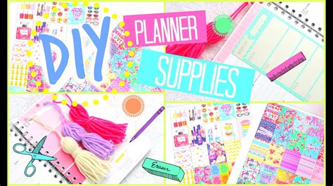 DIY Planner Stickers, Tassels & More! | #PrettyPlanning - YouTube