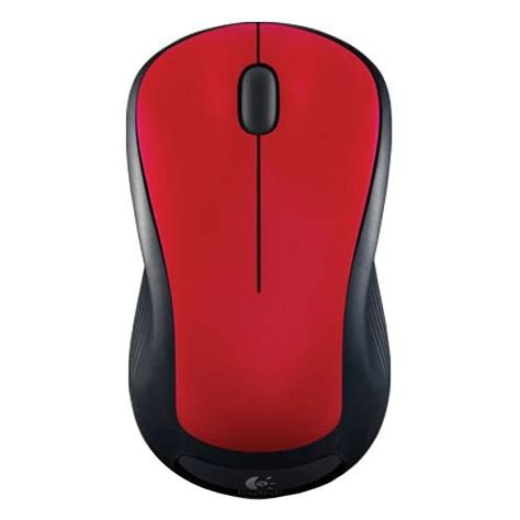 Logitech M310 Mouse - Laser - Wireless - Radio Frequency - Flame Red - USB - 1000 dpi - Computer ...