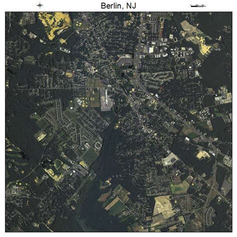 Aerial Photography Map of Berlin, NJ New Jersey