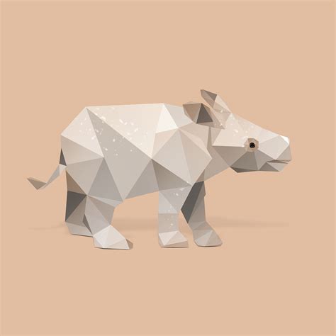 Baby Javan Rhino. on Behance