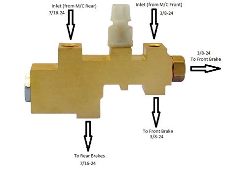 1960-70’s Ford Disc/Drum Proportioning Valve CCT Inc. PV6070FD-prop-valve