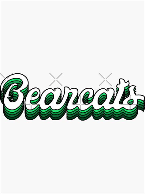 "Binghamton Bearcats" Sticker for Sale by Leilasayan | Redbubble