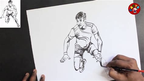 How to draw Kabaddi Player - Drawing and Sketch - YouTube