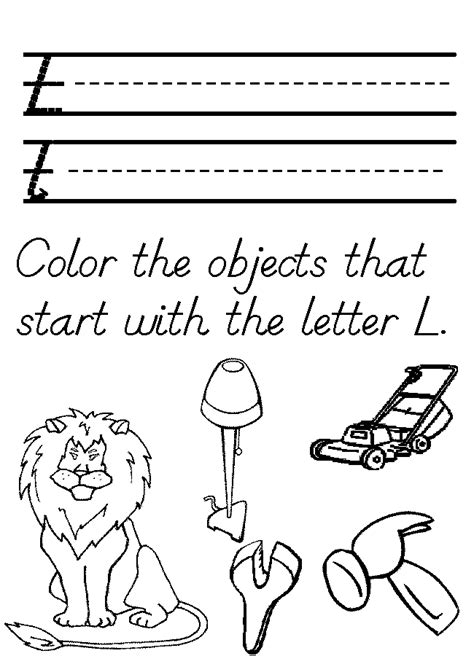 Free Letter L Coloring Pages, Download Free Letter L Coloring Pages png ...