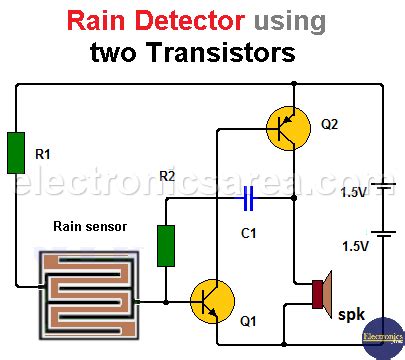 rain alarm circuit diagram - Wiring Diagram and Schematics