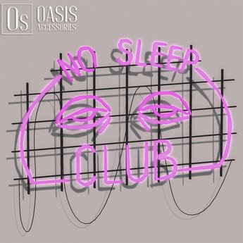 Second Life Marketplace - Oasis: "No Sleep Club" Neon Sign