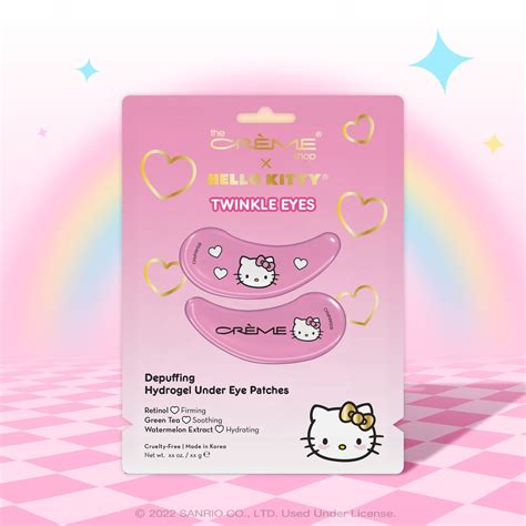 The Crème Shop x Hello Kitty Twinkle Eyes Depuffing Hydrogel Under Eye ...