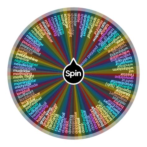 warrior cats characters | Spin The Wheel App