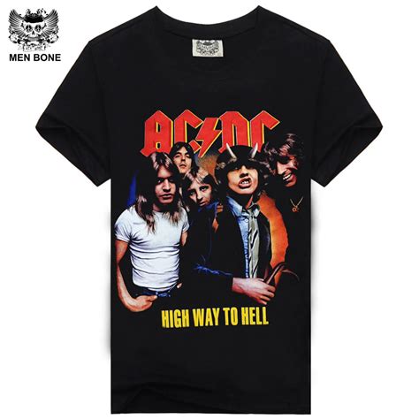 AC DC Heavy Metal Music Cool Classic Rock Band AC/DC t shirts Fashion Rocksir T Shirt Men 3D T ...