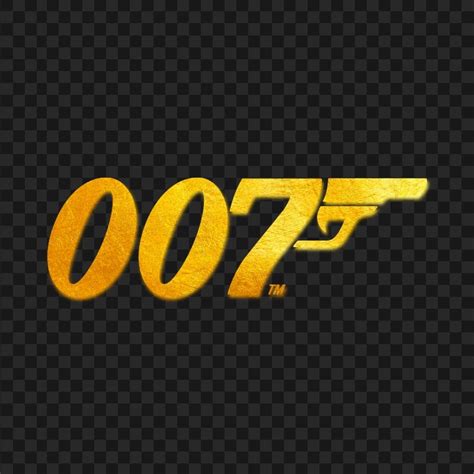 HD 007 James Bond Gold Logo Transparent PNG | Citypng