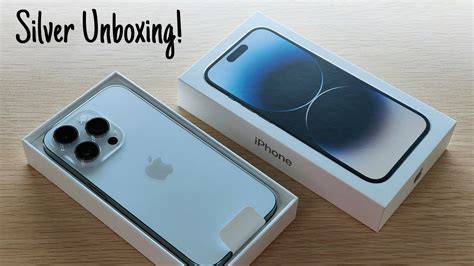 iPhone 14 Pro Max Silver Unboxing - Beautiful beast!! - YouTube