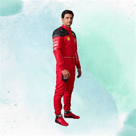 2023 New Carlos Sainz Race Scuderia Ferrari F1 Replica Racing Suit | Craze Racewears