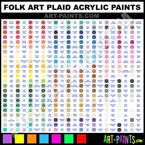 Folk Art Plaid Acrylic Paint Brands - Folk Art Paint Brands, Acrylic ...