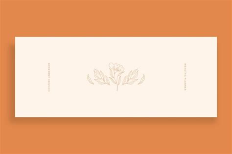 Free Vector | Aesthetic floral minimalist notion cover