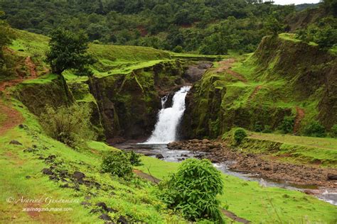 Manoli waterfall at Amba ghat - Treks and Travels