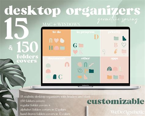 Everything you need to customize and declutter your computer 🤍 Folders ...