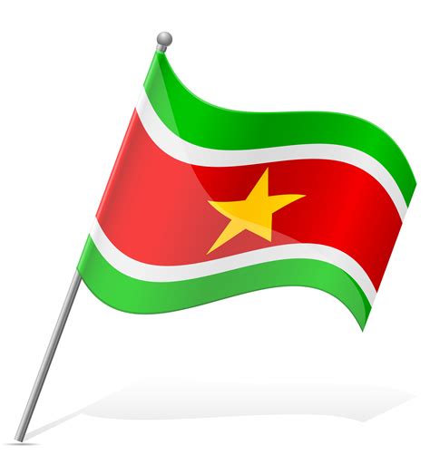 flag of Suriname vector illustration 509610 Vector Art at Vecteezy