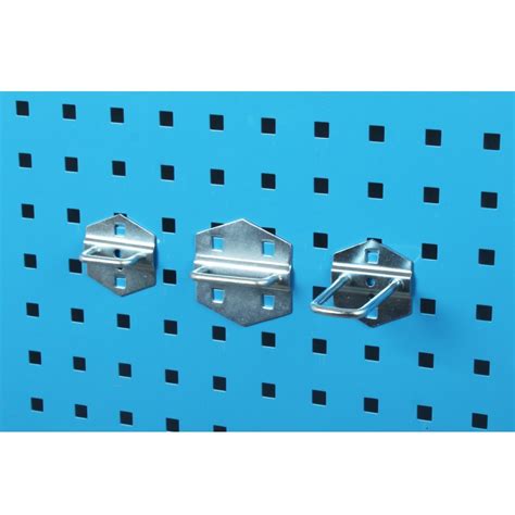 Steel Pegboard Assorted Hooks Square Holes | Shopee Malaysia