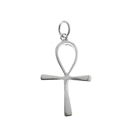 Sterling Silver Ankh Symbol of Life Pendant | CultureTaste