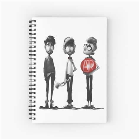 "AJR The Click & Living Room" Spiral Notebook for Sale by Lottie555 | Redbubble