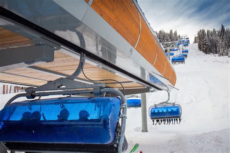 FOLLOW US ON INSTAGRAM -> CLICK PHOTO! Copper Mountain Ski Resort lifts and gondolas, powder day ...