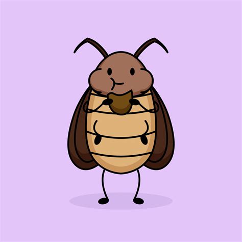 cute cockroach mascot 5011971 Vector Art at Vecteezy