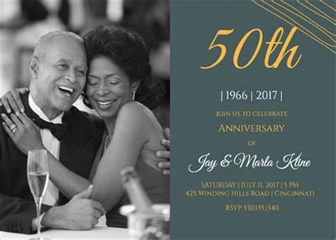 50th Wedding Anniversary Program Outline