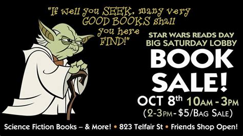 Library Book Sale, Saturday October 8th! – Outreach Blog