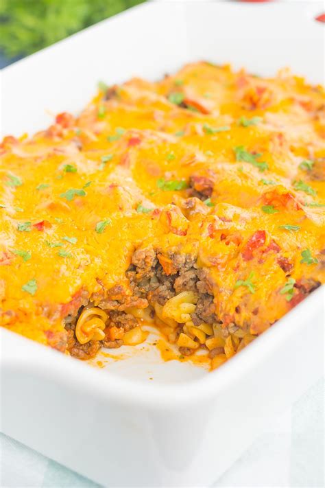 Easy Cheeseburger Casserole Recipe - Pumpkin 'N Spice