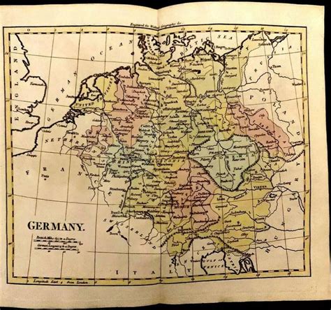 Germany, 1700s found on Ebay | Germany, Antique map, Book cafe