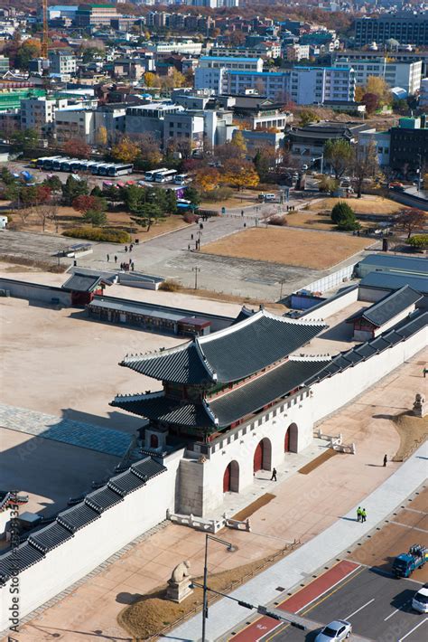 Gyeongbokgung is the palace of the Joseon Dynasty. Stock Photo | Adobe ...