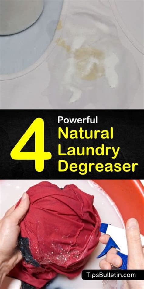 4 Powerful Natural Laundry Degreaser Recipes