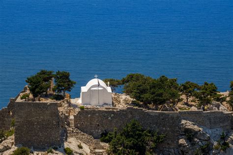 Greek Chapel On The Shore Free Stock Photo - Public Domain Pictures