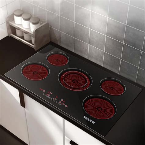 VEVOR X Built-in Induction Electric Stove Top With 5-Burners Ceramic ...