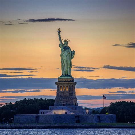 nycgo: "Statue of Liberty (Photo: @camilleschaer)" Liberty New York ...