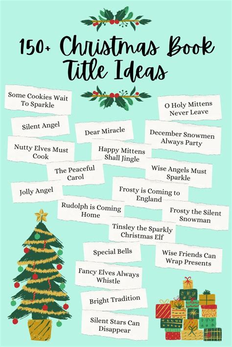 Christmas Book Title Generator: 150+ Book Title Ideas 🎄 | Imagine Forest | Christmas books, Book ...