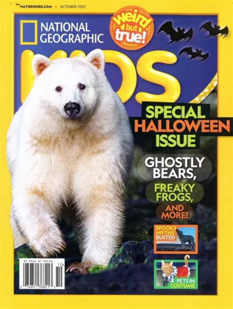 NATIONAL GEOGRAPHIC KIDS Magazine - October 2023 - Special Halloween ...