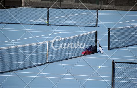 Blue Tennis Court - Photos by Canva