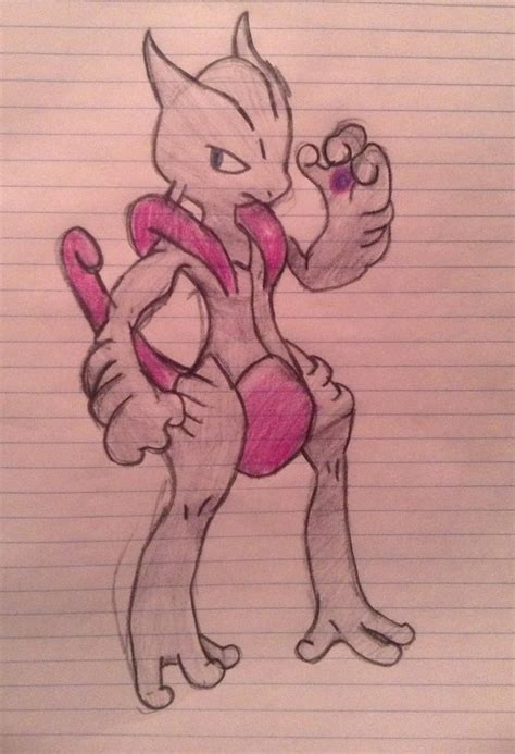 Mega Mewtwo psychic-fighting by Bored-Man28 on DeviantArt