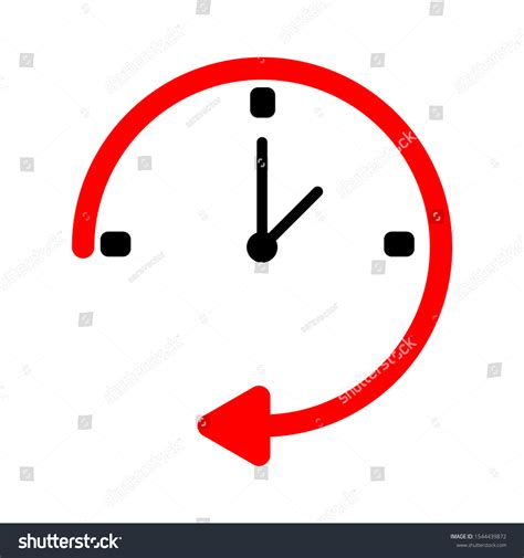 Running Time Clock Clock Time Symbol Stock Vector (Royalty Free ...