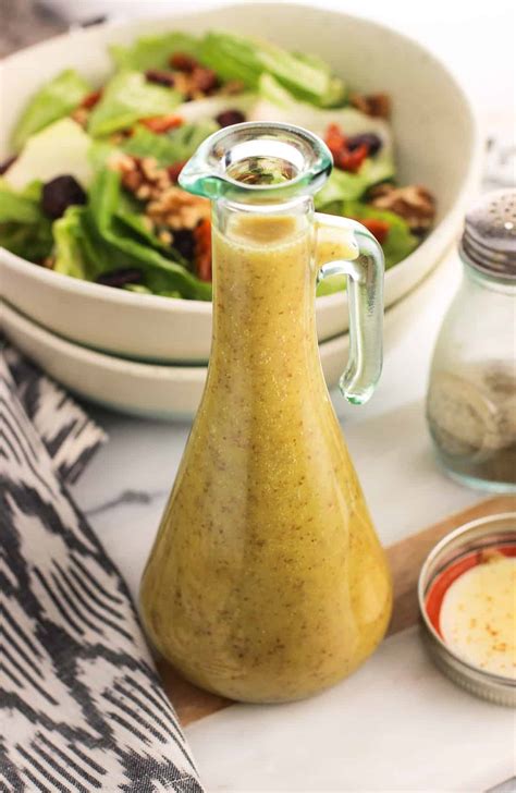 Easy Honey Mustard Vinaigrette (with a Kick) - My Sequined Life